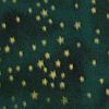 Green with gold stars cotton