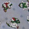 Light blue Snowmen cotton