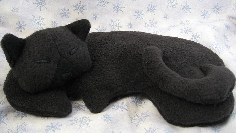 Black fleece kitty